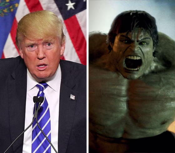 Donald Trump and "The Incredible Hulk.'