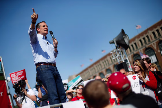 Image: Ted Cruz speaks at the Iowa State Fair
