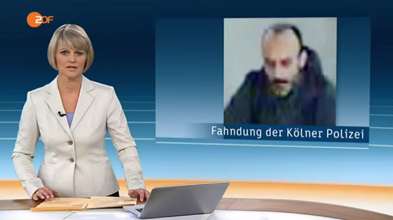 A broadcast by NBC News’ German partner ZDF on Wednesday shows a picture of the man suspected of buying chemicals to make explosives.