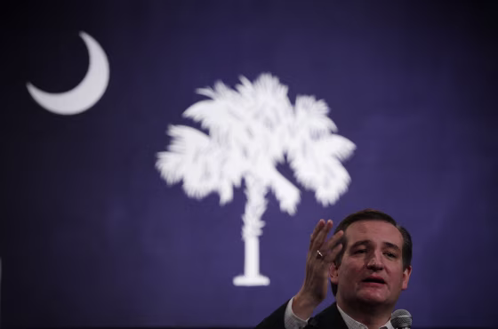 Image: GOP Presidential Candidate Sen. Ted Cruz (R-TX) Campaigns In South Carolina