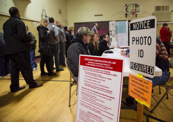 Image: Wisconsin Voters Take Part In State's Primary
