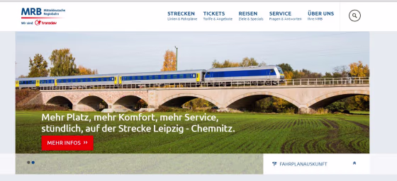 Image: Mitteldeutsche Regiobahn's website