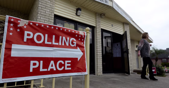 Image: Super Tuesday voting