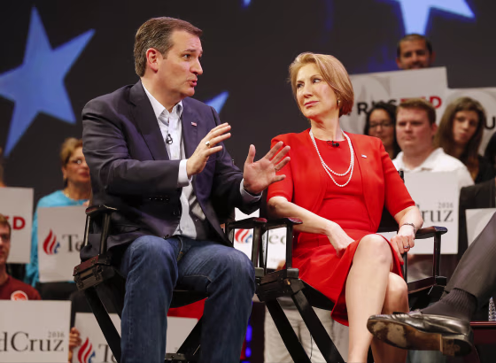 Image: Ted Cruz and Carly Fiorina