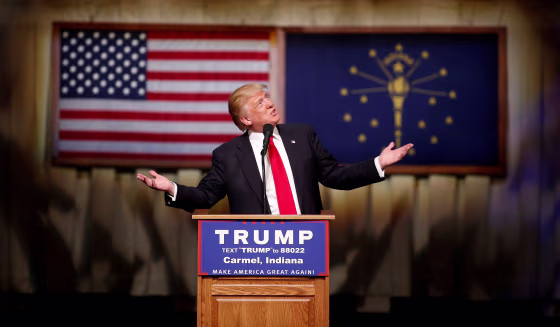 Image: U.S. Republican presidential candidate Trump