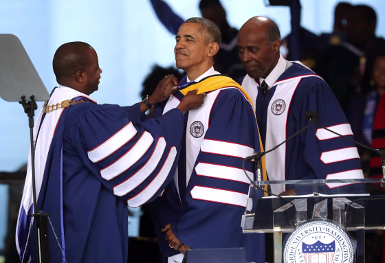 Image: President Obama Delivers Commencement Address At Howard University