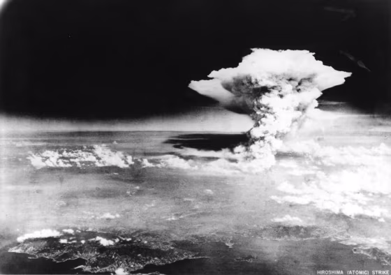 Image: Atomic cloud over Hiroshima, Japan, on August 6, 1945