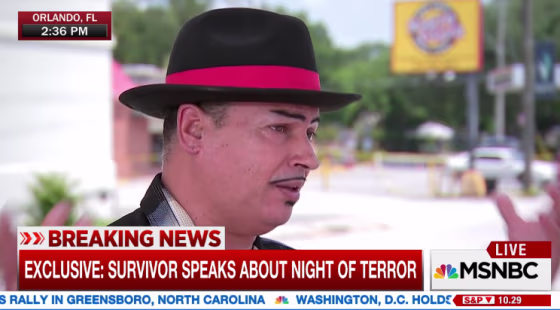 Orlando Torres shares how he survived the Orlando Shooting.