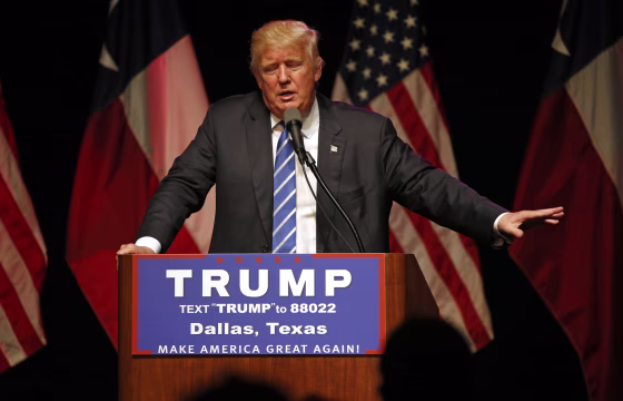 Image: Donald Trump Holds Campaign Rally In Dallas