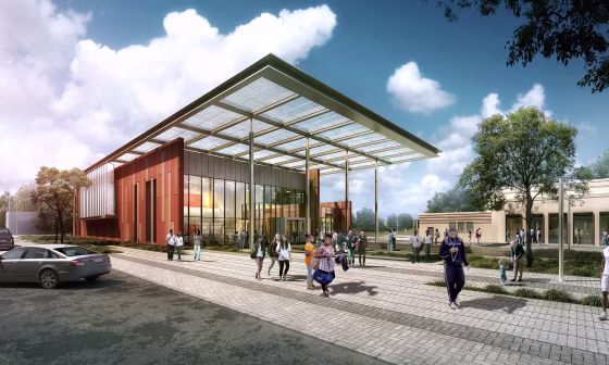 A rendering of the new Emancipation Park, slated for opening in the fall.