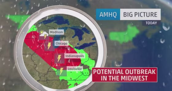 Image: Weather Channel graphic