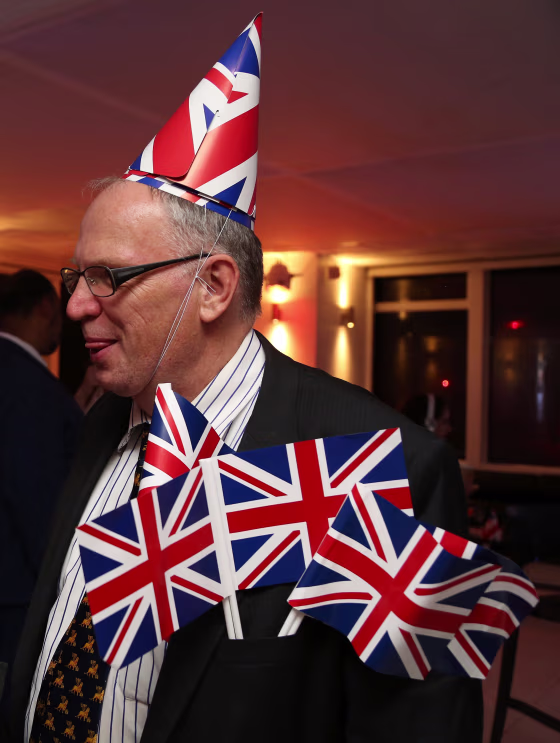 Image: A Leave.EU supporter
