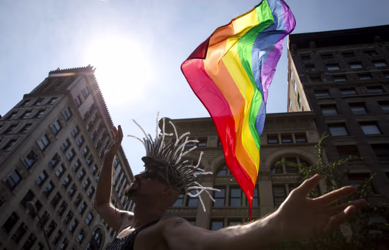 New York's Annual Gay Pride Parade Takes Place In Wake Of Mass Shooting At Orlando Gay Club