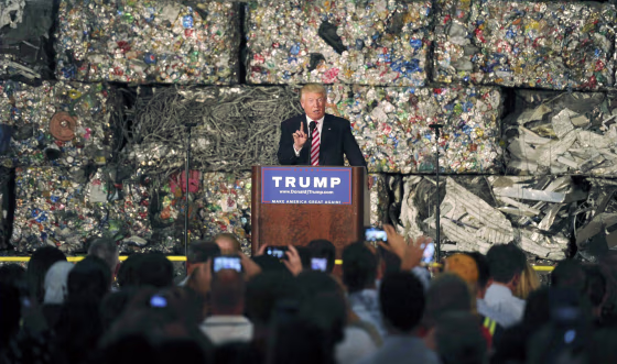 Image: Republican U.S. presidential candidate Trump delivers speech in Monessen, Pennsylvania