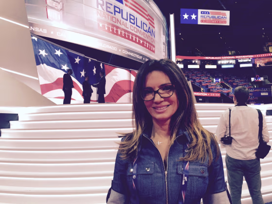 Ileana Garcia, who founded Latinas for Trump, at the Republican National Convention.