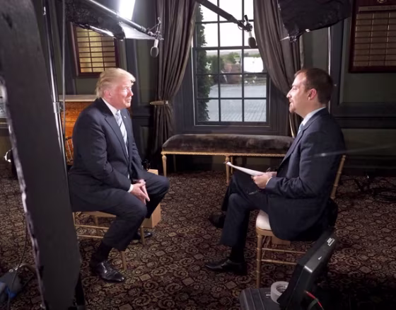Donald Trump appears on NBC's Meet the Press