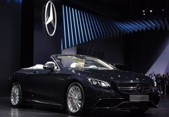 The 2016 Mercedes-AMG S 65 Cabriolet is displayed at the North American International Auto Show in Detroit