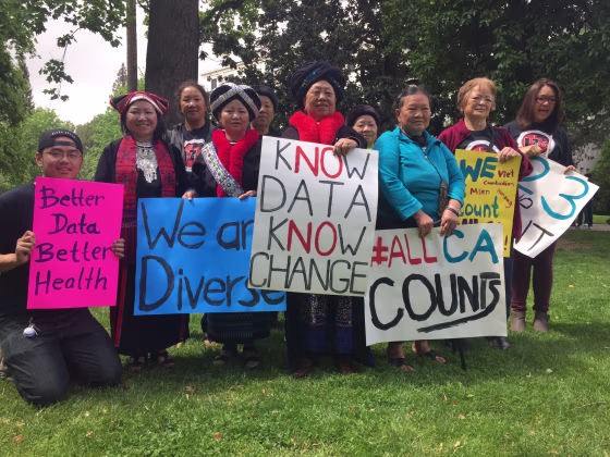 A Sacramento rally in support of AB-1726, including members of the Asian &amp; Pacific Islander American Health Forum, Asian Health Services, Empowering Pacific Islander Communities, Southeast Asia Resource Action Center. The supporters included many members of the Hmong, Lao, and Mien-American communities, according to SEARAC.