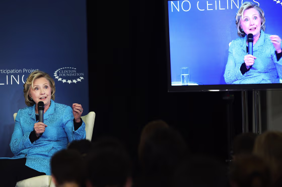 Image: Hillary And Chelsea Clinton Speak Host Discussion On Girls And Women