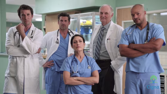 Cigna's "TV Doctors of America" ad.