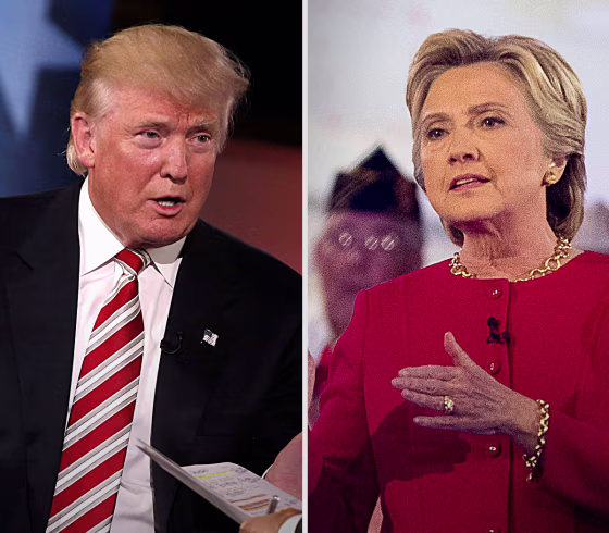 Presidential candidates Donald Trump and Hillary Clinton speak at the Commander-in-Chief Forum.