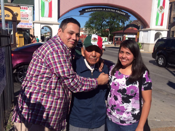 Joel Cervantes Macias Findencio Sanchez and Sanchezh's daughter