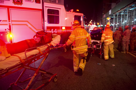 Image: Fire fighters