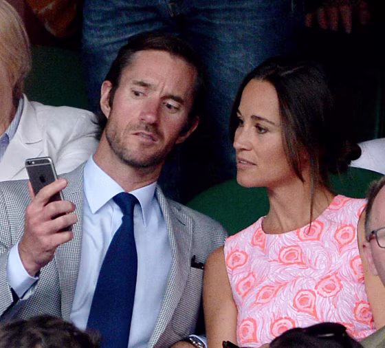 Image: Pippa Middleton and James Matthews pictured earlier this summer.