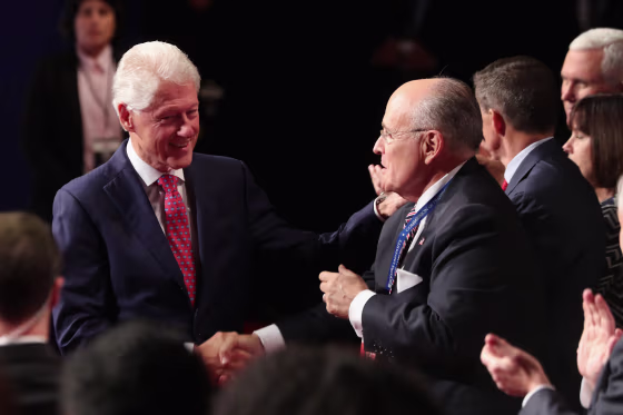 Image: Hillary Clinton And Donald Trump Face Off In First Presidential Debate At Hofstra University