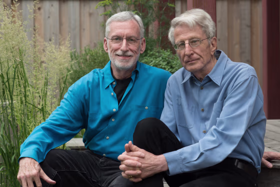 Michael McConnell (left) and Jack Baker