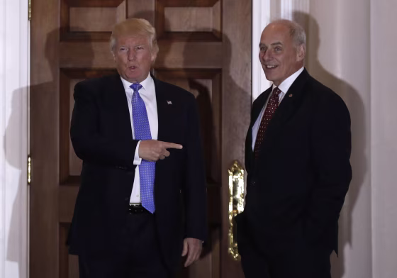 Image: Donald Trump, John Kelly