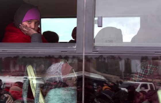 Image: Civilian evacuation from Aleppo
