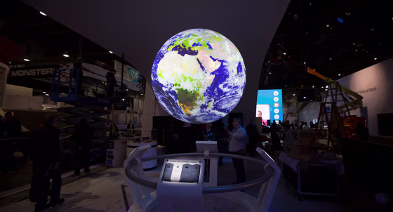 Image: An exhibit at the 2016 CES.