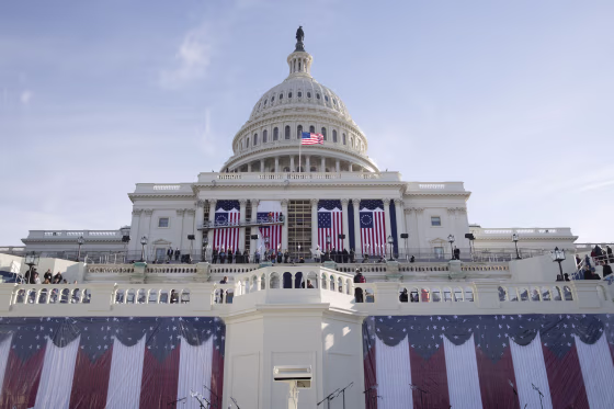 Image: Dress rehearsal for the 58th Presidential Inauguration, Washington, USA - 15 Jan 2017