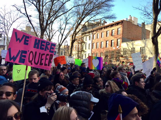 IMAGE: New York LBGTQ protest