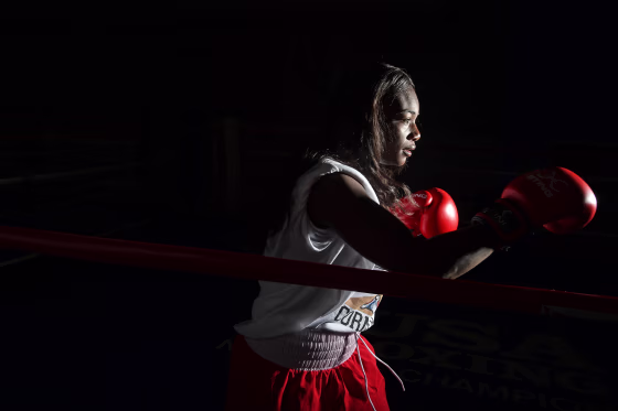 U.S. Olympic boxer Claressa Shields