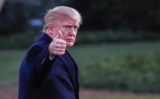 Image: President Trump at the White House in Washington, DC, USA