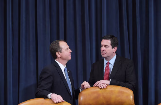 Image: Adam Schiff and Devin Nunes