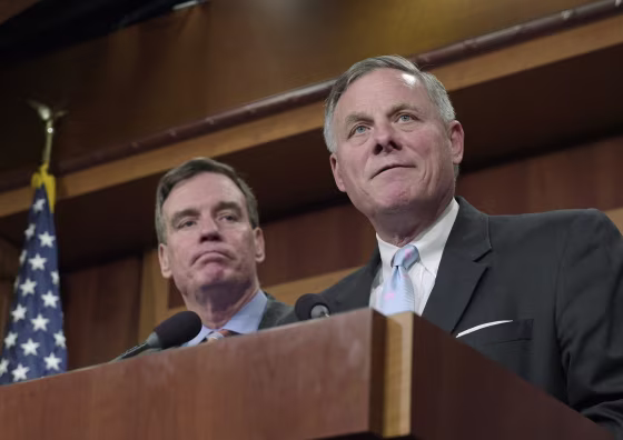 Image: Richard Burr, Mark Warner