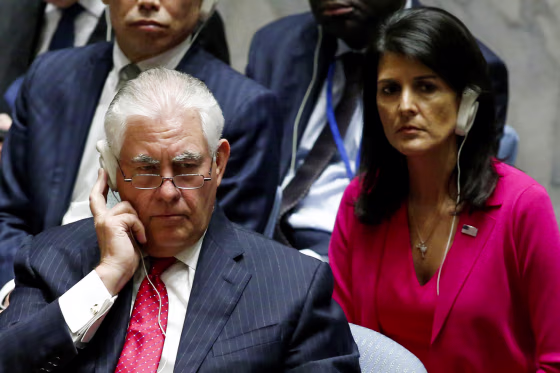 Image: Rex Tillerson Chairs UN Security Council Meeting On Nonproliferation Of North Korea