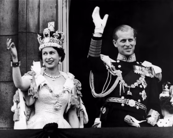 Image: Queen Elizabeth II and Prince Philip