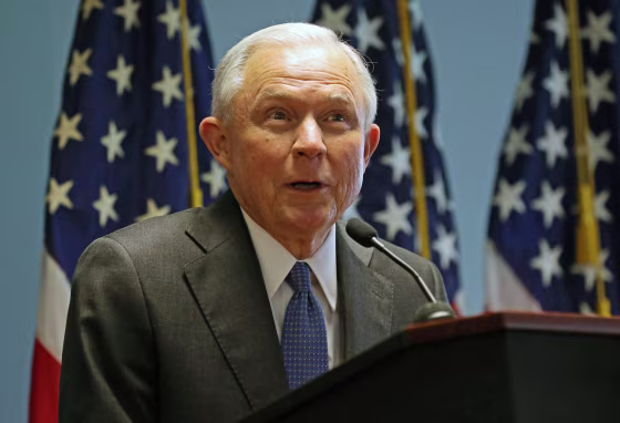 Image: US Attorney General Jeff Sessions in New York