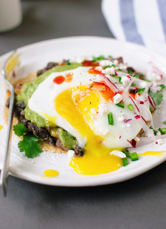 Image: Huevos Rancheros with Avocado Salsa Verde