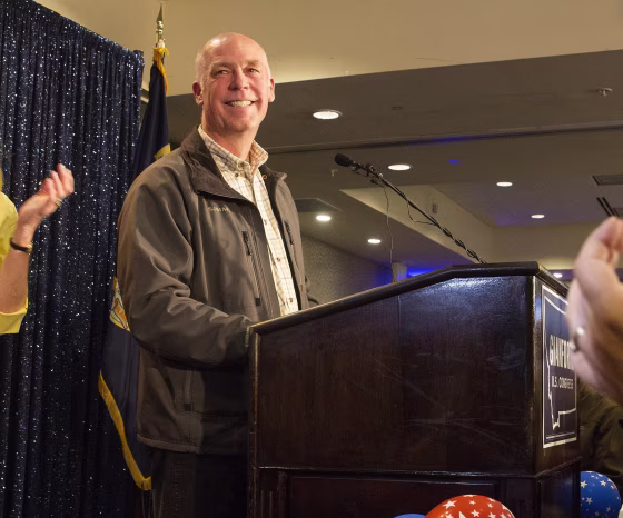 Image: GOP Candidate Greg Gianforte Attends Election Night Gathering In Bozeman