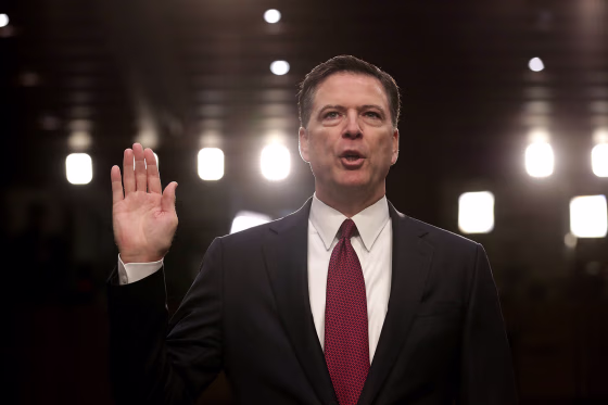 Image: James Comey Testifies At Senate Hearing On Russian Interference In US Election