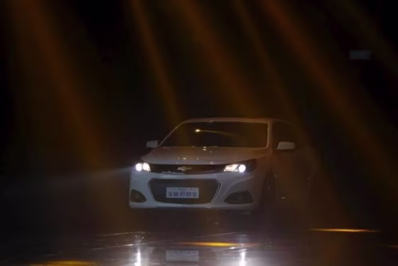Chevrolet's Malibu is seen during a presentation at an event ahead of the 16th Shanghai International Automobile Industry Exhibition in Shanghai