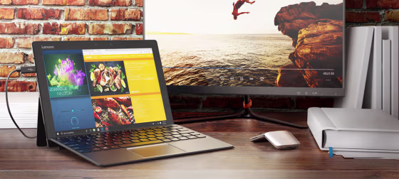 The Lenovo Miix 720 is a 2-in-1 detachable laptop so Dad can get the best of both worlds.