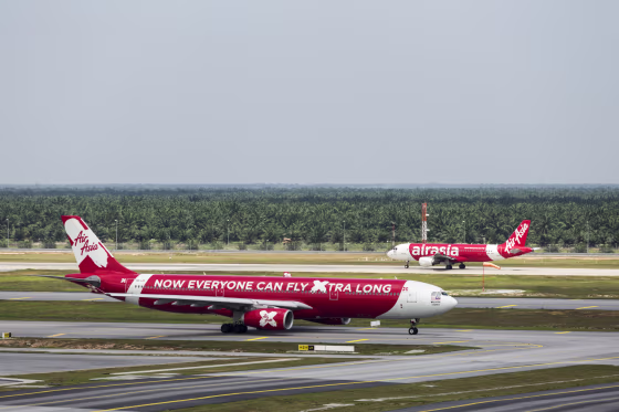 Image: An Air Asia X plane