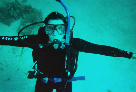 Dr. Lehnhardt learned to scuba dive to train to be an astronaut