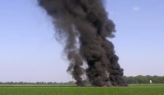 Image: Military Plane Crash